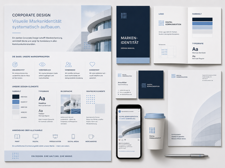 Corporate Design – Visuelle Markenidentität systematisch aufbauen