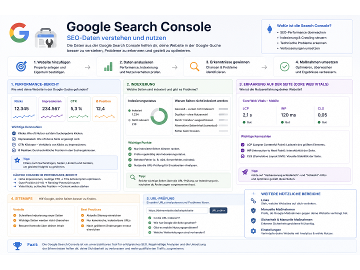 Google Search Console – SEO-Daten verstehen und nutzen