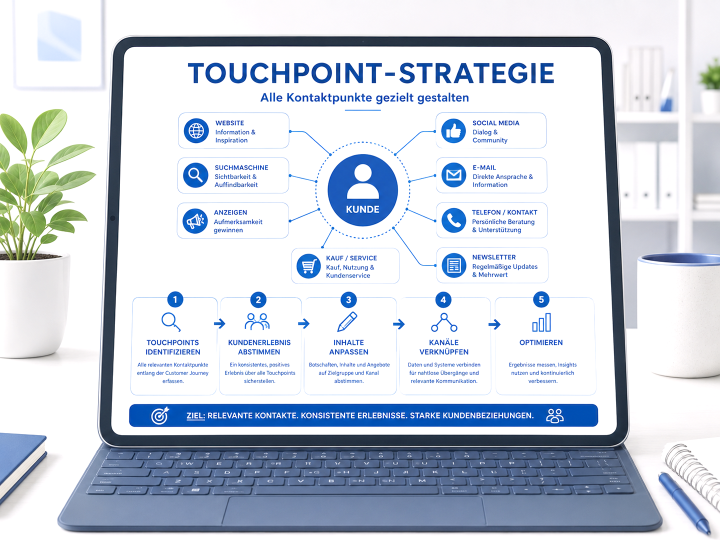 Touchpoint-Strategie – Alle Kontaktpunkte gezielt gestalten