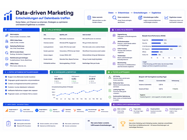 Data-driven Marketing – Entscheidungen auf Datenbasis treffen