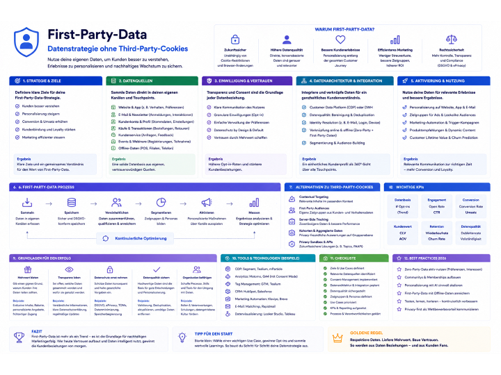 First-Party-Data – Datenstrategie ohne Third-Party-Cookies