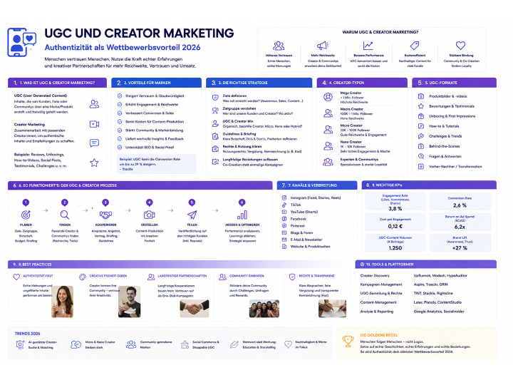 UGC und Creator Marketing – Authentizität als Wettbewerbsvorteil 2026