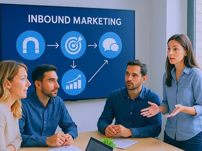 Visualisierung der Inbound Marketing Prozesse – Anziehen, Umwandeln, Abschließen, Begeistern